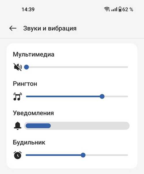 проверка настроек уведомлений