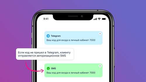 процесс отправки и получения sms сообщений через telegram