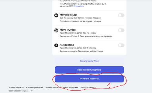шаг 2: оформление подписки