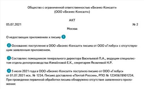 что делать, если письмо содержит запрос на документы или уточнения