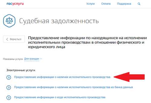 как погасить задолженность через госуслуги?