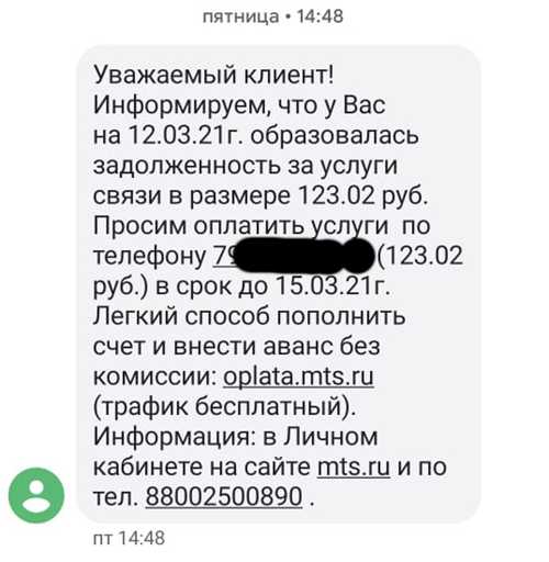 какие действия предпринять при получении мошеннического sms